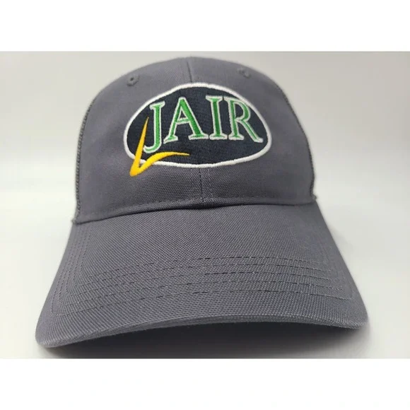 Jair Carhartt Mesh Trucker Snapback Hat Cap Workwear Casual Men Women Blue Gray - Picture 2 of 11